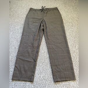 NWT J. Jill Women’s Black & Wheat Plaid Trousers
